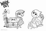 Inside Coloring Pages Characters Printable Kids sketch template