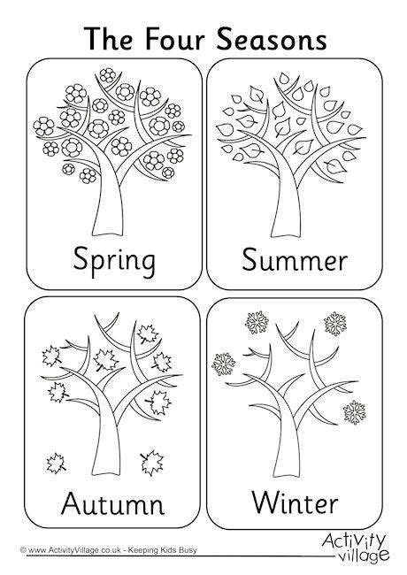 seasons kindergarten seasons preschool seasons activities