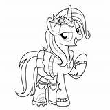 Equestria Pony Trixie sketch template