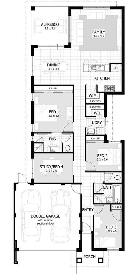narrow  story house plans ideas  advantages house plans