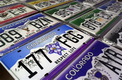 colorado specialty license plates saved  retirement