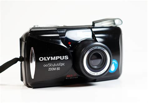 olympus infinity stylus epic zoom  film camera  mm black  weather