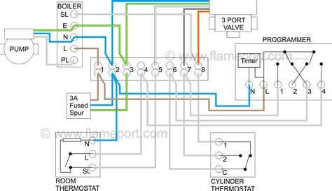 drayton  port valve wiring diagram