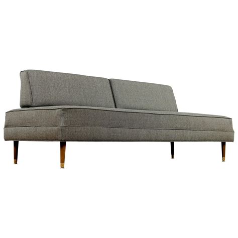 restored mid century modern daybed sofa  sale  stdibs