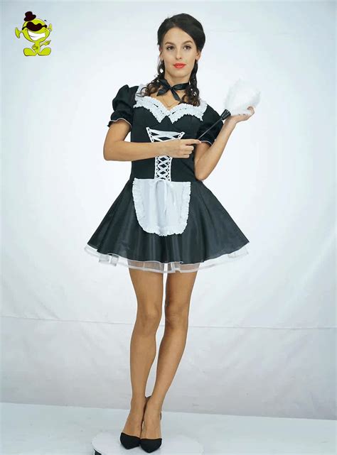 halloween women hot sexy french maid carnival party costume anime