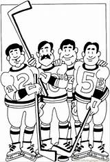 Hockey Team Coloring Pages Sports Teams Color Printable Clipart Supercoloring Sport Popular Categories sketch template