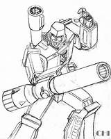 Megatron Drawing Getdrawings sketch template