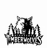 Timberwolves sketch template