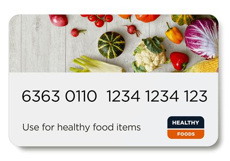 healthy food benefit card amarysumac