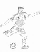 Players Pass Neymar sketch template