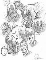 Venom Joeyvazquez Spiderman Poses Sketching sketch template