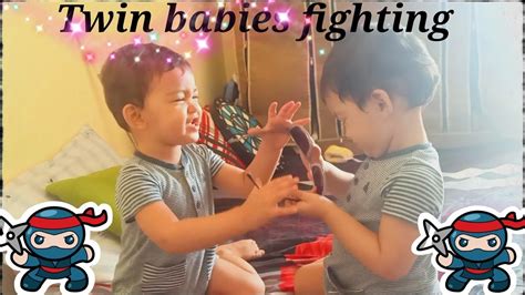 twin babies fighting video months fight journeytwinbabies ruchitwindolls funnyawesome