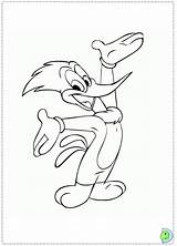 Woodpecker Woody Coloring Pages Dinokids Drawings Close Print Popular sketch template