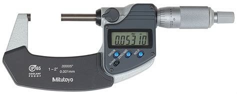 mitutoyo ip digital  micrometer range