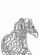 Malvorlage Paarden Kleurplaat Fohlen Puledro Chevaux Pferd Cavallo Mozaiek Adulte Paard Veulen Mosaik Pferden Kleurplaten Educolor Kleurplaatjes Stilizzato Stemmen Bambina sketch template