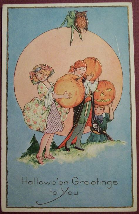 vintage halloween postcard vintage halloween cards halloween prints