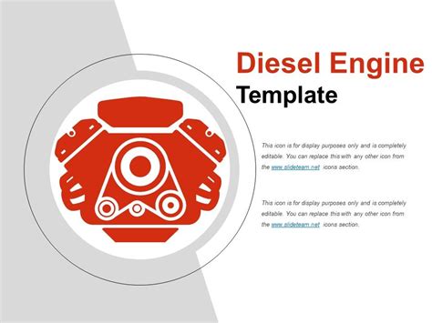 diesel engine template template  sample