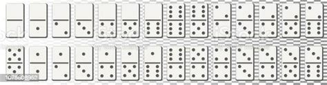 dominos  domino tegels witte vector geisoleerd testmodellen met zwarte vlekken nummer voor