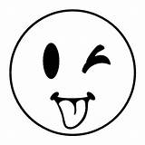 Smiley Emoji Emojis Emoticon Sticking Winking Smileys Kleurplaat Emoticones Almofada Coloriage Dessin Felices Caritas Llaveros Plotterpatronen Emoticons Plotten Cricut Boca sketch template