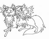 Wolf Coloring Pages Winged Color Chibi Wolves Evil Lines Deviantart Printable Getcolorings Stats Downloads Group Template sketch template