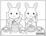 Coloring Critters Calico Pancake Pages Eating Delicious Printable Print Book sketch template