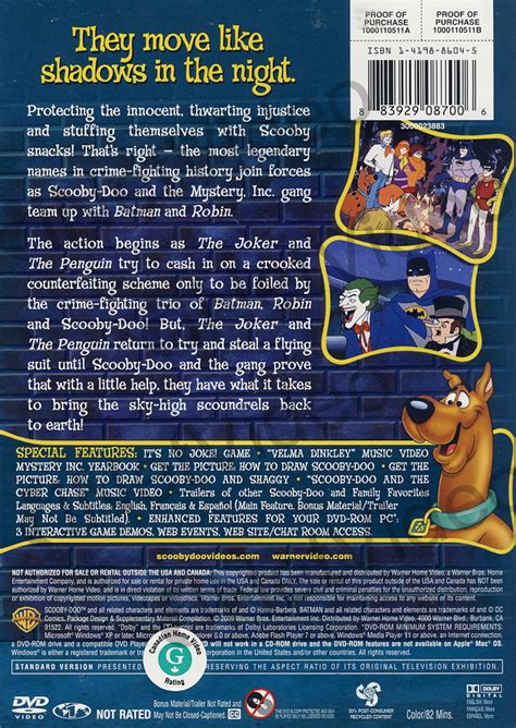 Scooby Doo Meets Batman Keepcase New Dvd 883929087006 Ebay