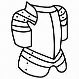 Chest Armour Breastplate Cuirass Iconfinder sketch template