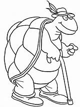 Coloring Turtle sketch template