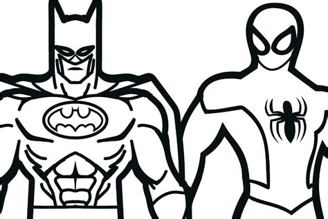 superheros coloring page images