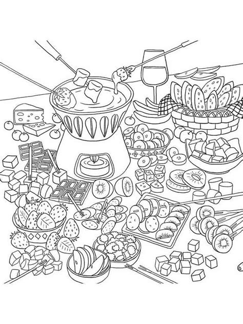 food coloring pages  adults