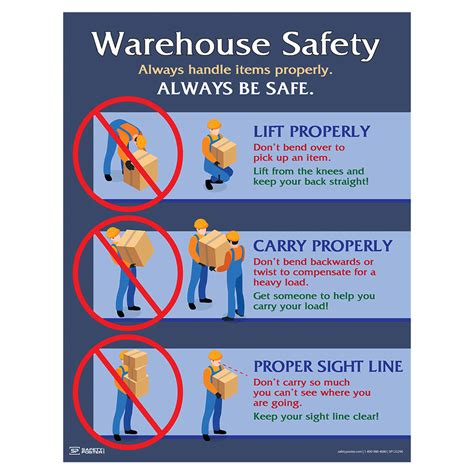 safety poster warehouse safety cs