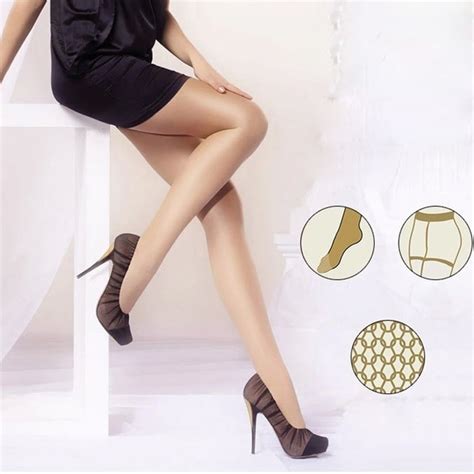 Hot Women Sexy Pearl Shiny Stockings Pantyhose Tights Breathable Sheer