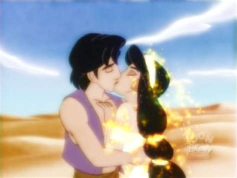 For Valentines Favorite Aladdin And Jasmine Kiss Click