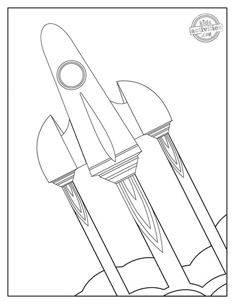 printable rocket coloring pages kids activities blog