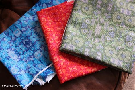 custom printed retro fabric diy envelope cushion covers