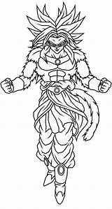 Broly Ssj4 Coloring Pages Dragon Ball Theothersmen Lineart Deviantart Print Baby Comments Add Favourites Search Coloringhome sketch template