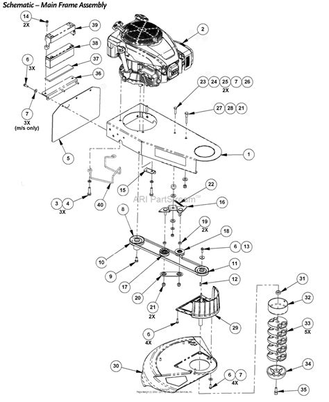 dr trimmer mower parts diagram