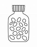 Pills Pill sketch template