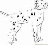 Dots Dalmatian sketch template
