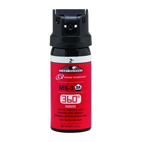 canister  oc spray personal safety training