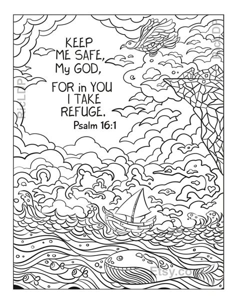 list  psalm coloring pages