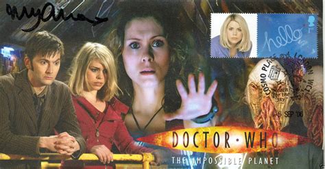 Doctor Who Signed Stamp Cover The Impossible Planet Myanna