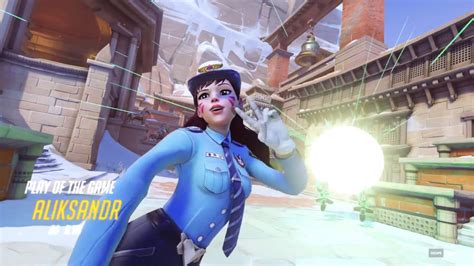 overwatch potg officer d va clears the point youtube