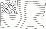 Flag Coloring Waving Patriotic Pages Finished sketch template