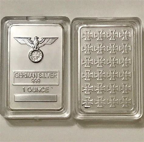 ounce  encapsulated german silver bar