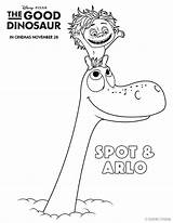 Good Dinosaur Colouring Pages Spot Arlo Coloring sketch template