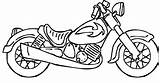 Motorcycle Coloring Pages Getdrawings sketch template