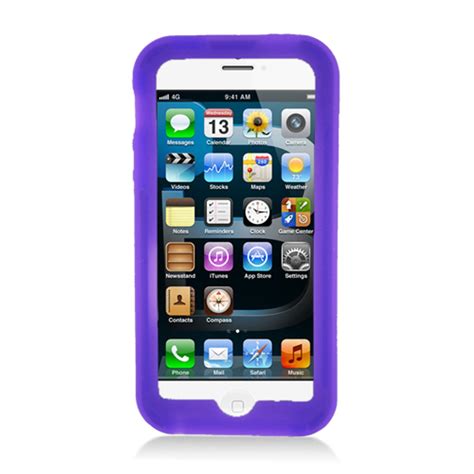 Insten Hard Hybrid Dual Layer Rubber Silicone Case Stand For Apple