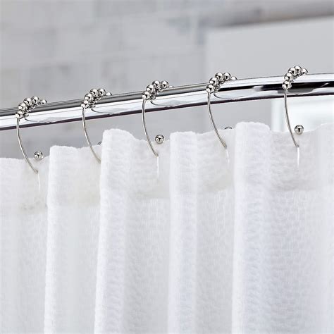Shower Curtain Roller Rings Polished Nickel Set Of 12 Reviews