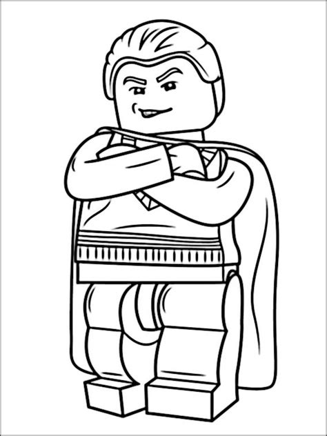 coloring pages lego harry potter